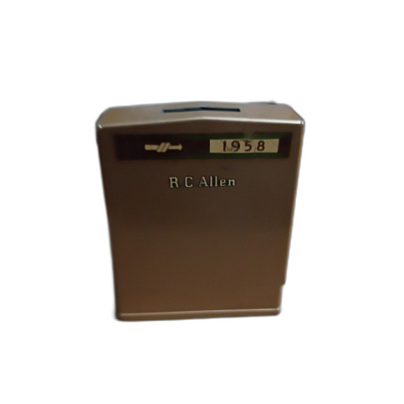 R.C. Allen 1958 Cash Register Coin Bank - Picture 3 of 7